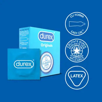 Durex Condoms Originals, 3 pieces