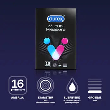 Durex, Mutual Pleasure condoms, 16 pieces