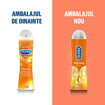 Lubrifiant Warming, 50ml, Durex Play
