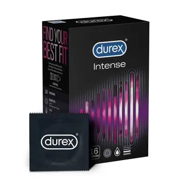 Durex Intense Orgasmic Condoms, 16 pieces