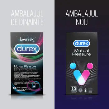 Condoms Mutual Pleasure , 10 pieces, Durex