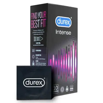 Condoms Intense Orgasmic, 10 pieces, Durex