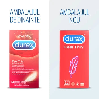 Condoms Feel Thin , 12 pieces, Durex