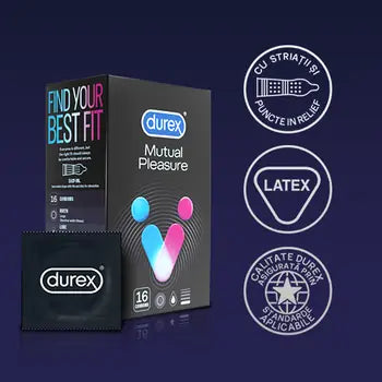 Durex, Mutual Pleasure condoms, 16 pieces