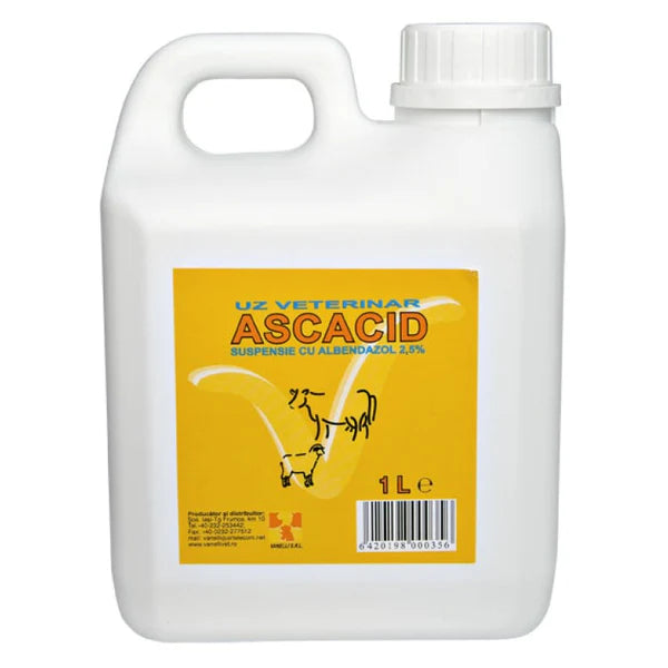 ASCACID 2.5% 1L Albendazole For Ovini