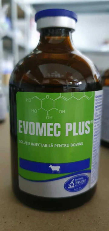 Evomec Plus 1% + Clorsulon - Dewormer- Antiparasitic for Cattle, Sheeps, Dogs