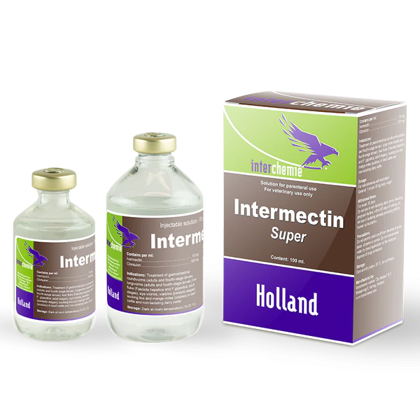 INTERMECTIN SUPER Ivermectine + Clorsulon for Bovines ( similar with Ivomec PLUS & Evomec PLUS)