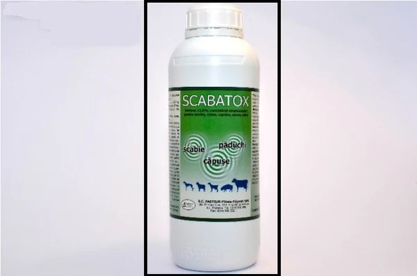 Scabatox -AMITRAZ 12.5% External antiparasitic Alternative for TAKTIC