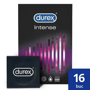 Durex Intense Orgasmic Condoms, 16 pieces