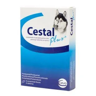 Cestal Plus Dog, 8 chewable tablets