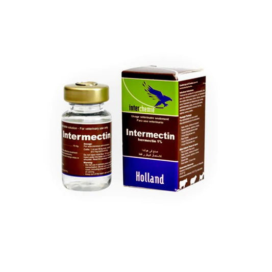 INTERMECTIN Ivermectin 1% Rogna Vermifugo Bovini,ovini,suini Equivalente EVOMEC 100ml