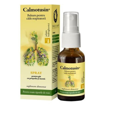 Calmotusin spray with propolis and mint, 20ml, Dacia Plant