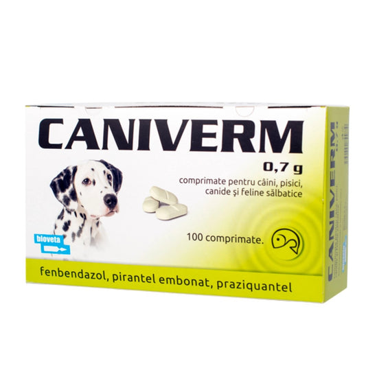 CANIVERM 0.7g All Wormer for Dog 100 Tablets